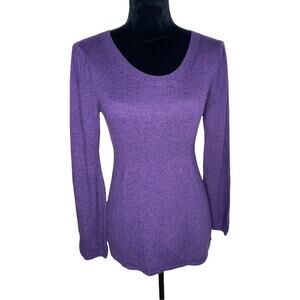 Banana republic purple sweater small